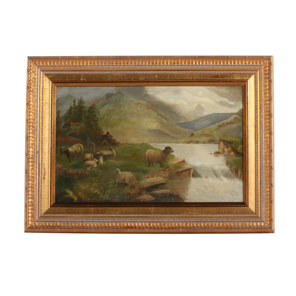 Original Oil on Canvas by M Ward