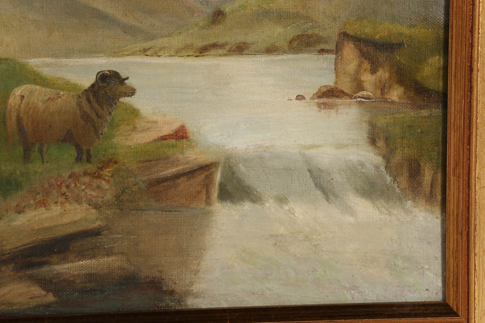 Original Oil on Canvas by M Ward