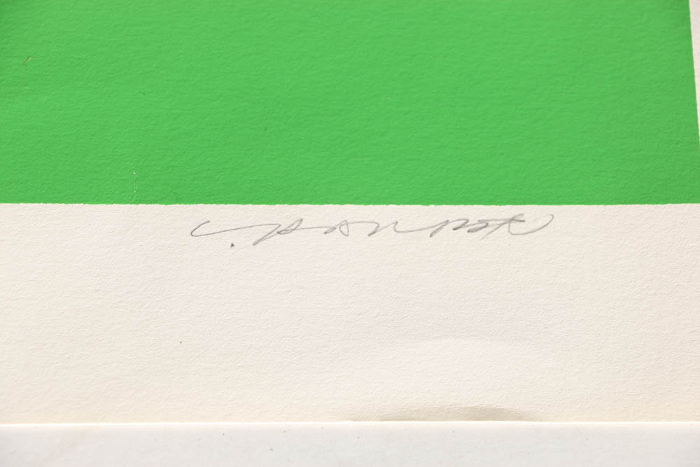 Charley Harper Serigraph "Bluebirds in the Bluegrass, Signed