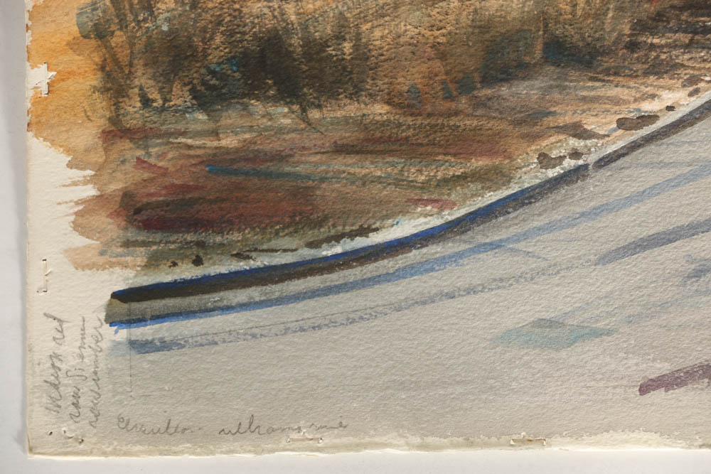 Wesley Kime Original Urban Scene Watercolor - "Maidenform"