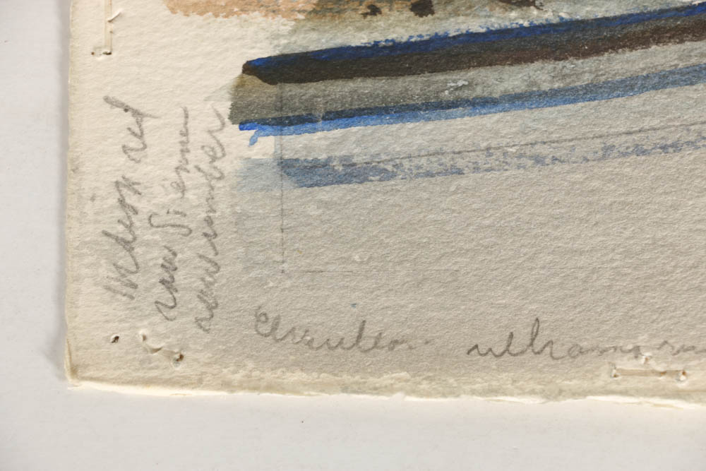 Wesley Kime Original Urban Scene Watercolor - "Maidenform"