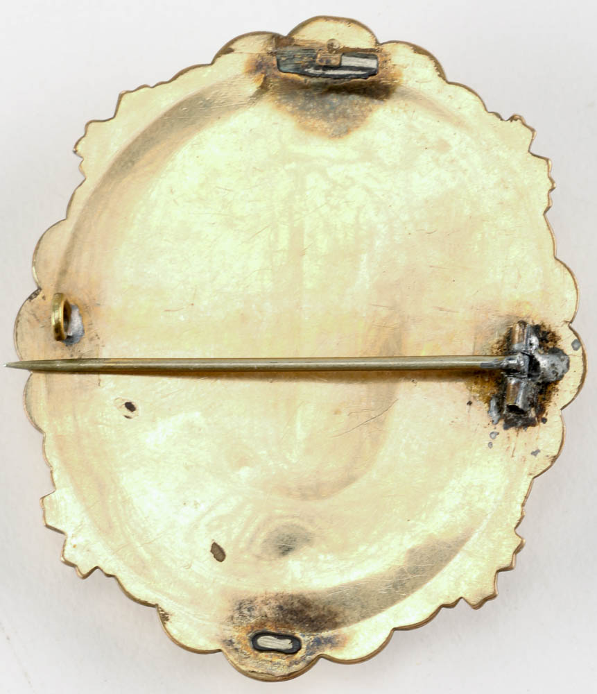 Antique Victorian Gold Filled Brooch and Bar Pin with Cameo