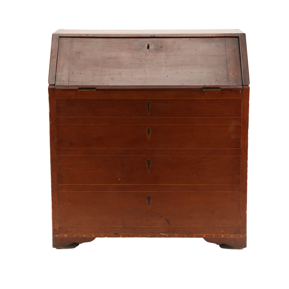 Late 18th/Early 19th Century  Kentucky Sugar Desk in Cherry