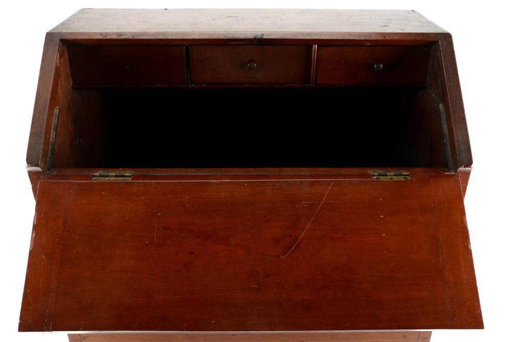 Late 18th/Early 19th Century  Kentucky Sugar Desk in Cherry