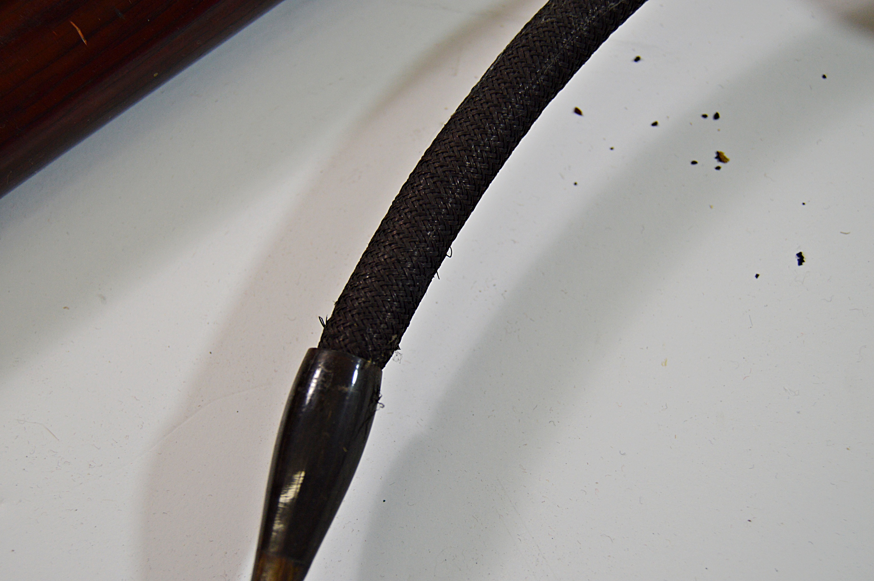 Antique c. 1898 German Porcelain Long Pipe