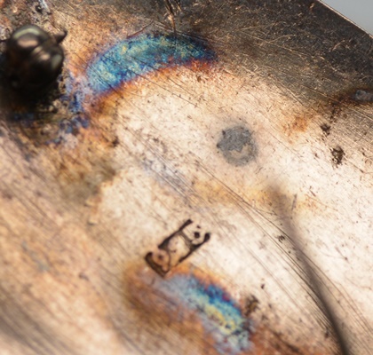 Three Sterling Silver and 800 Silver Brooches