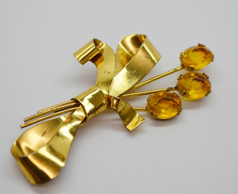 Nine Vintage Sterling Silver Brooches