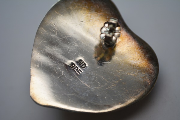 Three Pair of Sterling Silver Pierced Earrings