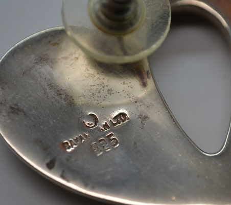 Three Pair of Sterling Silver Pierced Earrings