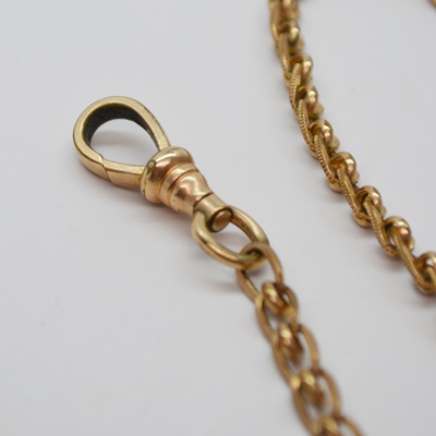 Victorian Gold Filled Pocket Watch Chain