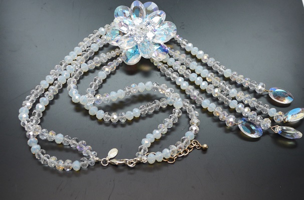 Joan Rivers Crystal Beaded Necklace