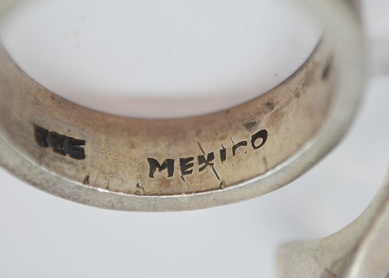 Five Sterling Silver Rings