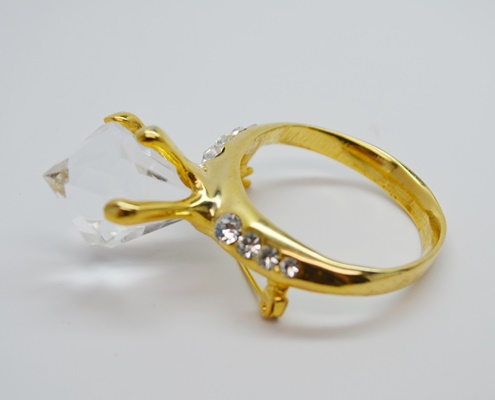 Collection of Gold Tone and Crystal Costume Jewelry