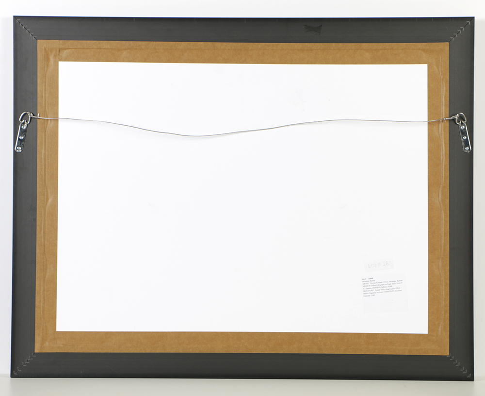 Thomas Kinkade Offset Lithograph on Paper "Mountain Retreat"