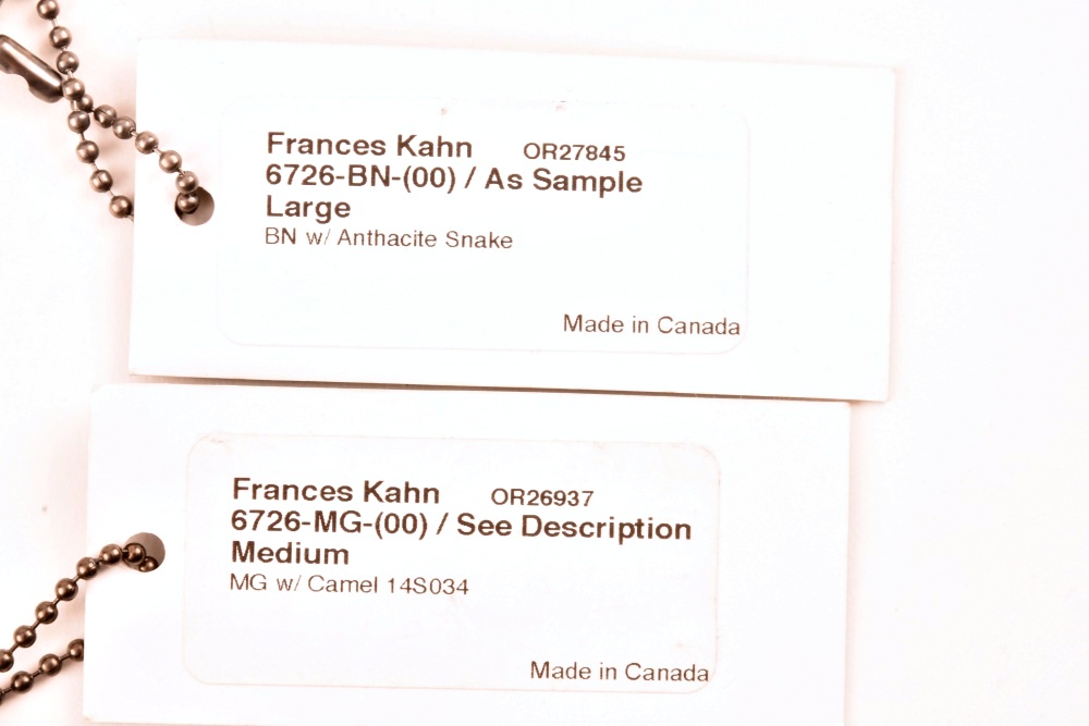 Suzi Roher Contemporary Leather Link Belts, New with Tags