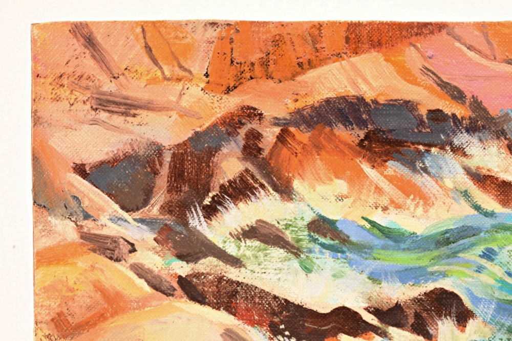 Carl Zimmerman Original Seascape Painting on Board