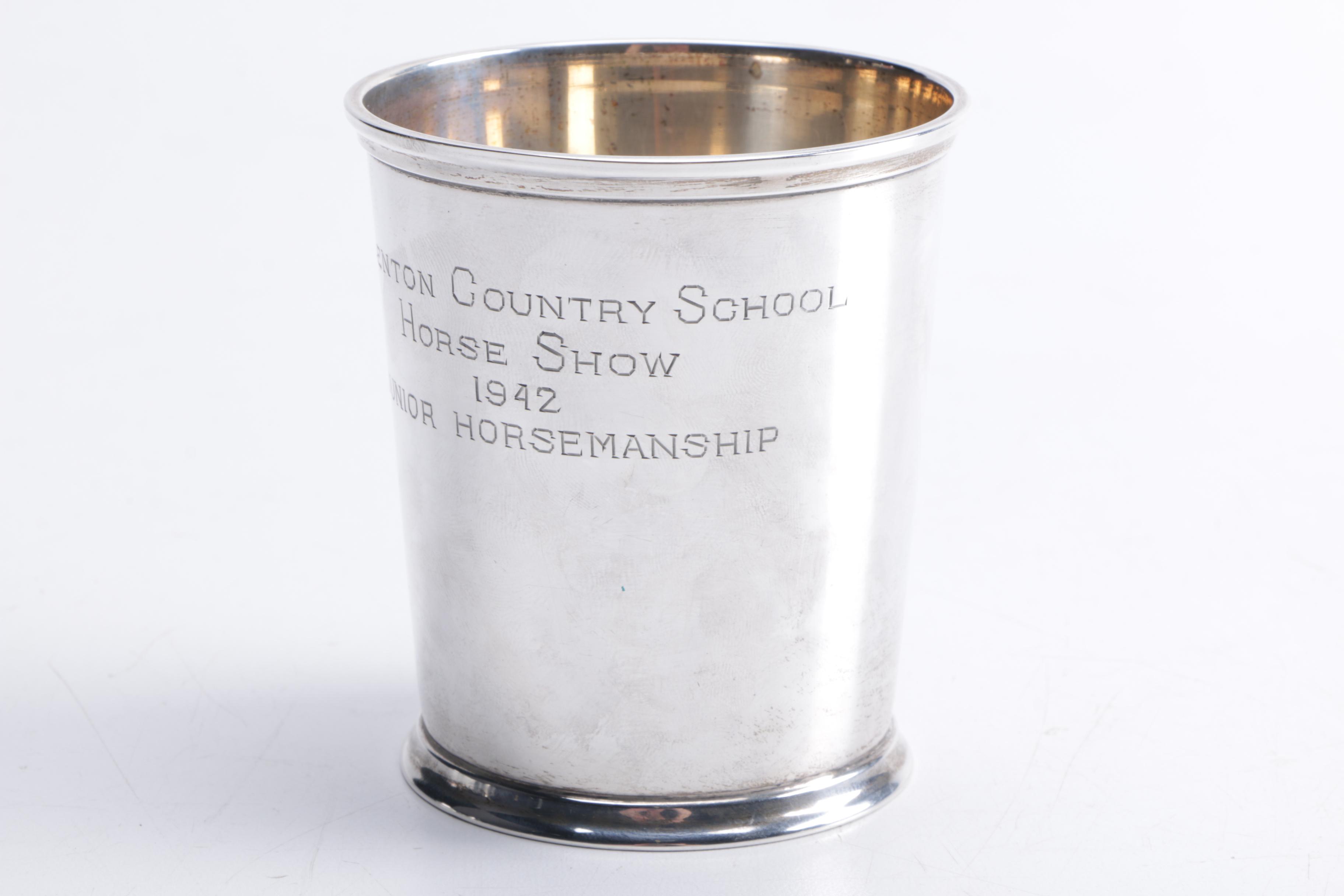 M. Fred Hirsch Co. Sterling Silver Julep Cup