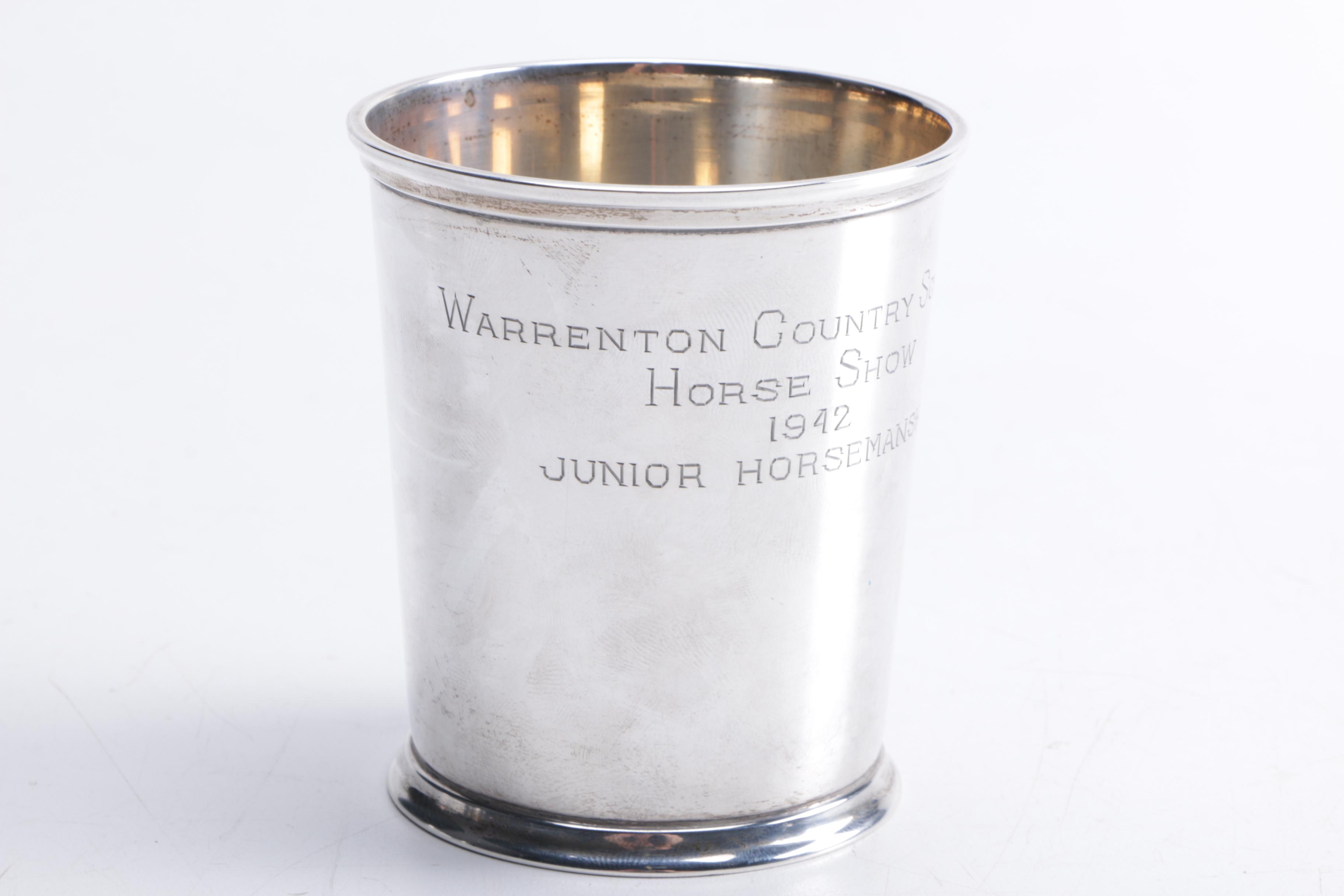 M. Fred Hirsch Co. Sterling Silver Julep Cup