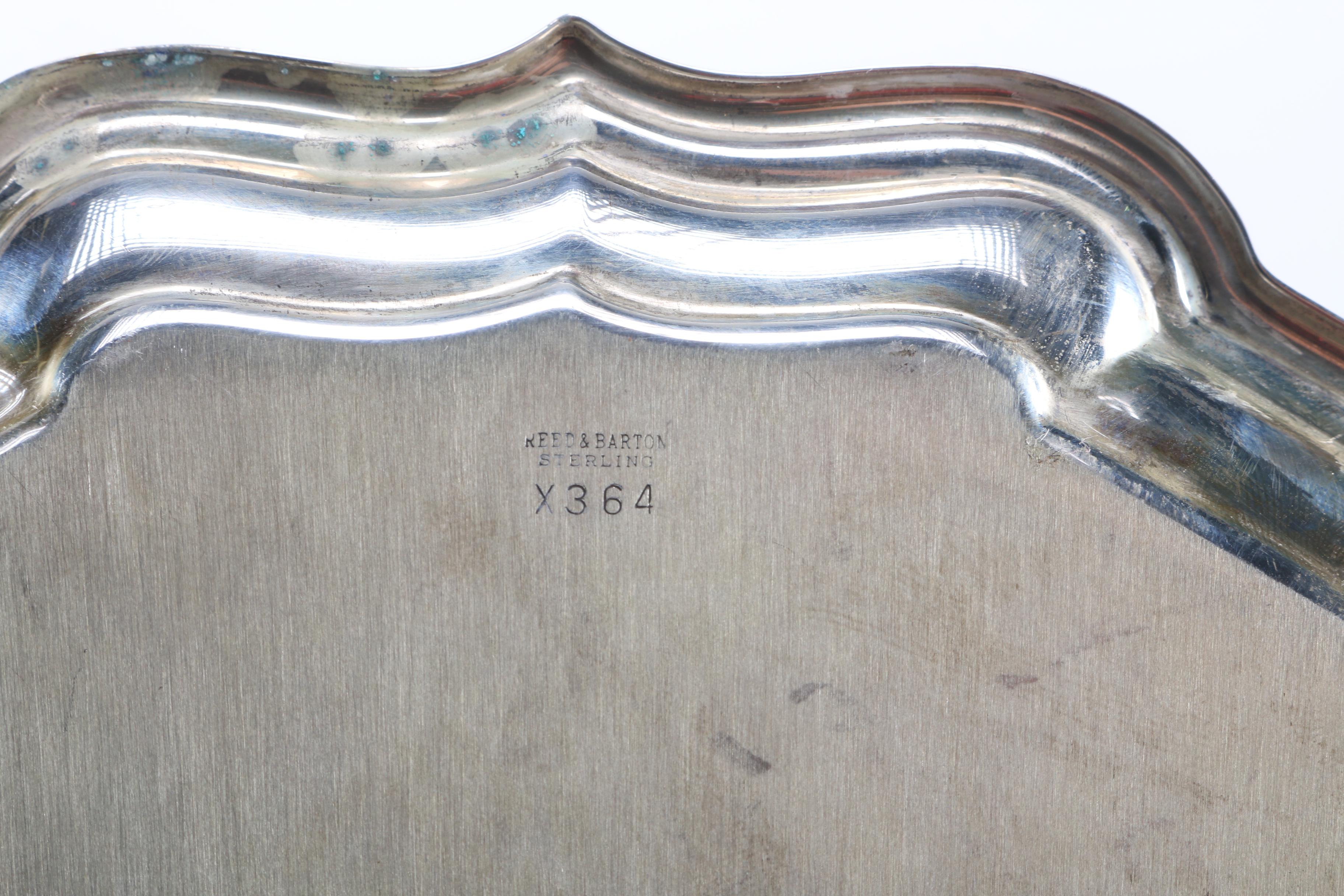 Reed & Barton Sterling Siler Tray and International Silver Bowl