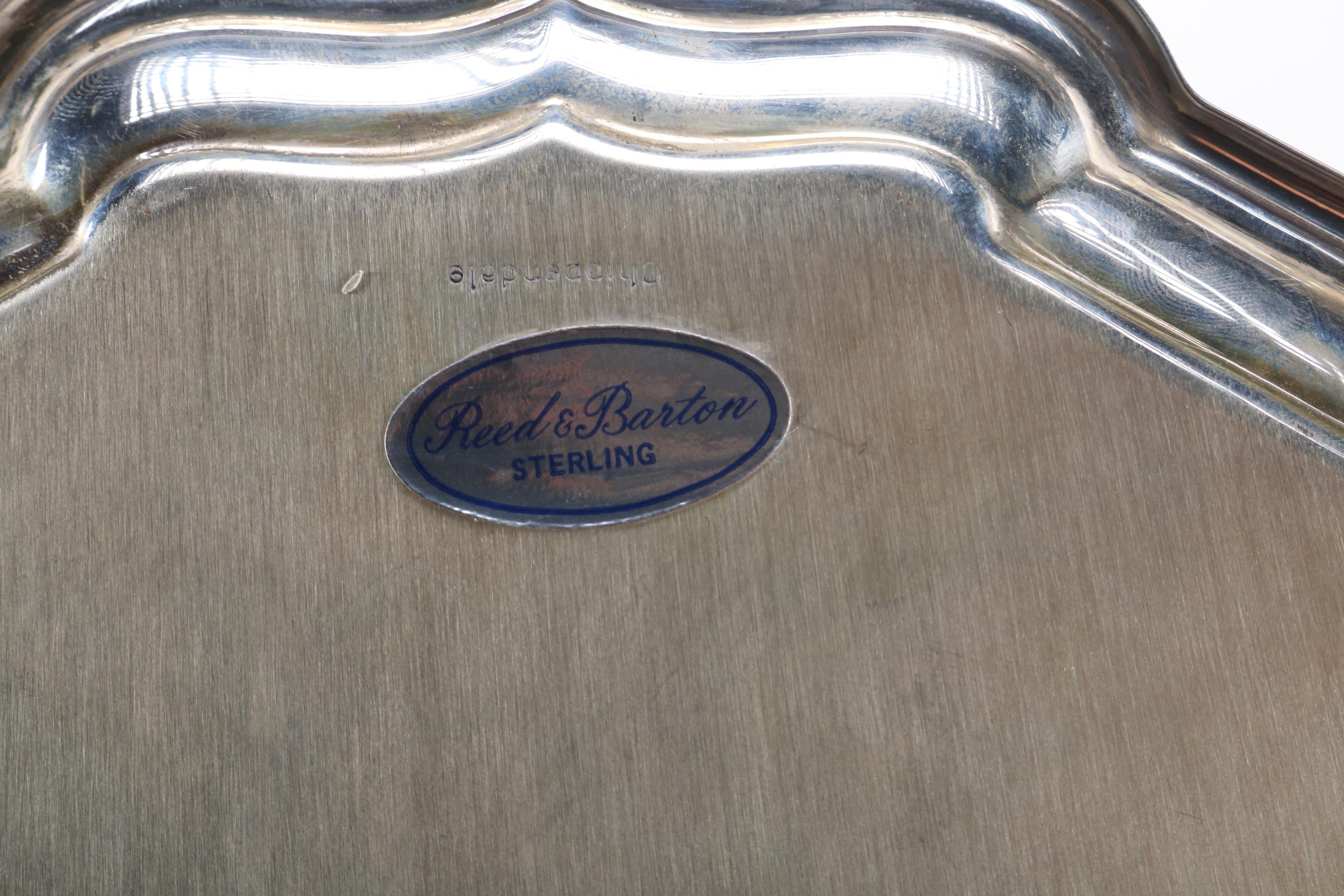 Reed & Barton Sterling Siler Tray and International Silver Bowl