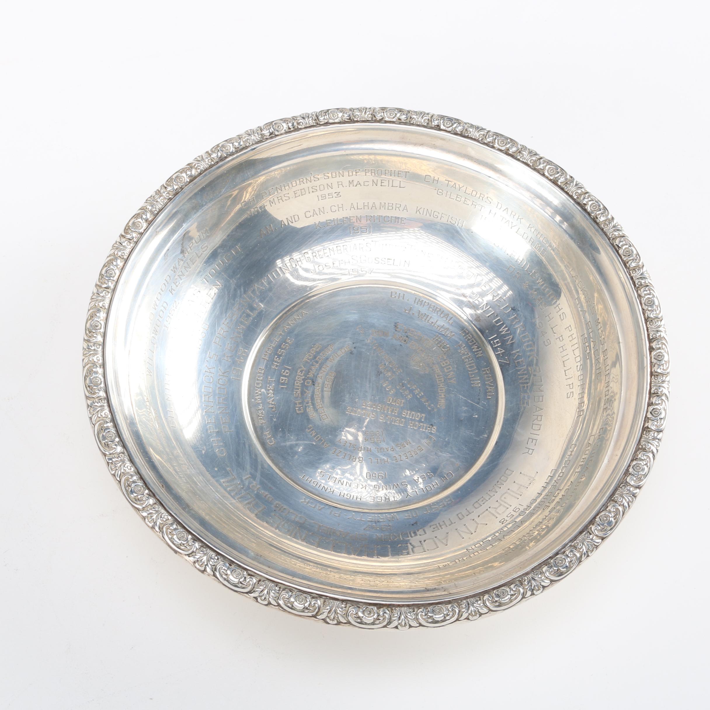 Reed & Barton Sterling Siler Tray and International Silver Bowl