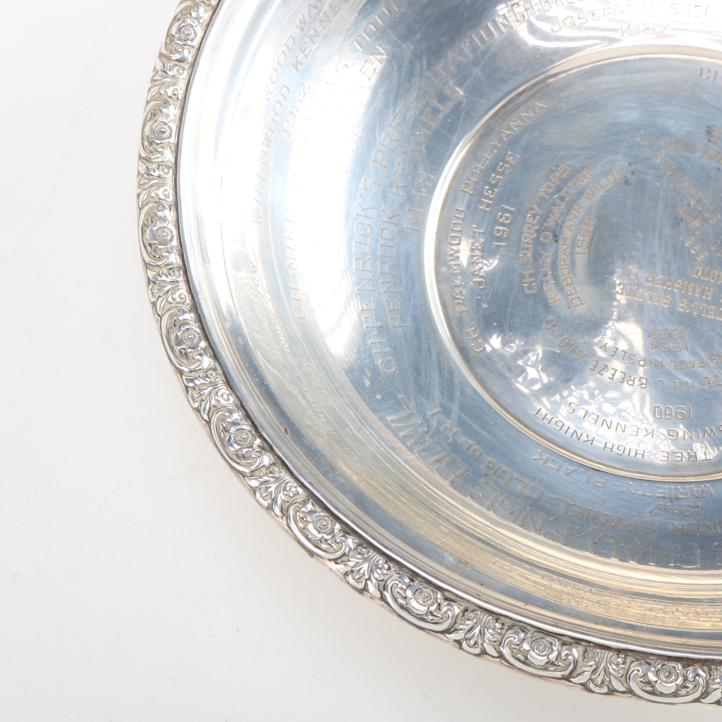 Reed & Barton Sterling Siler Tray and International Silver Bowl