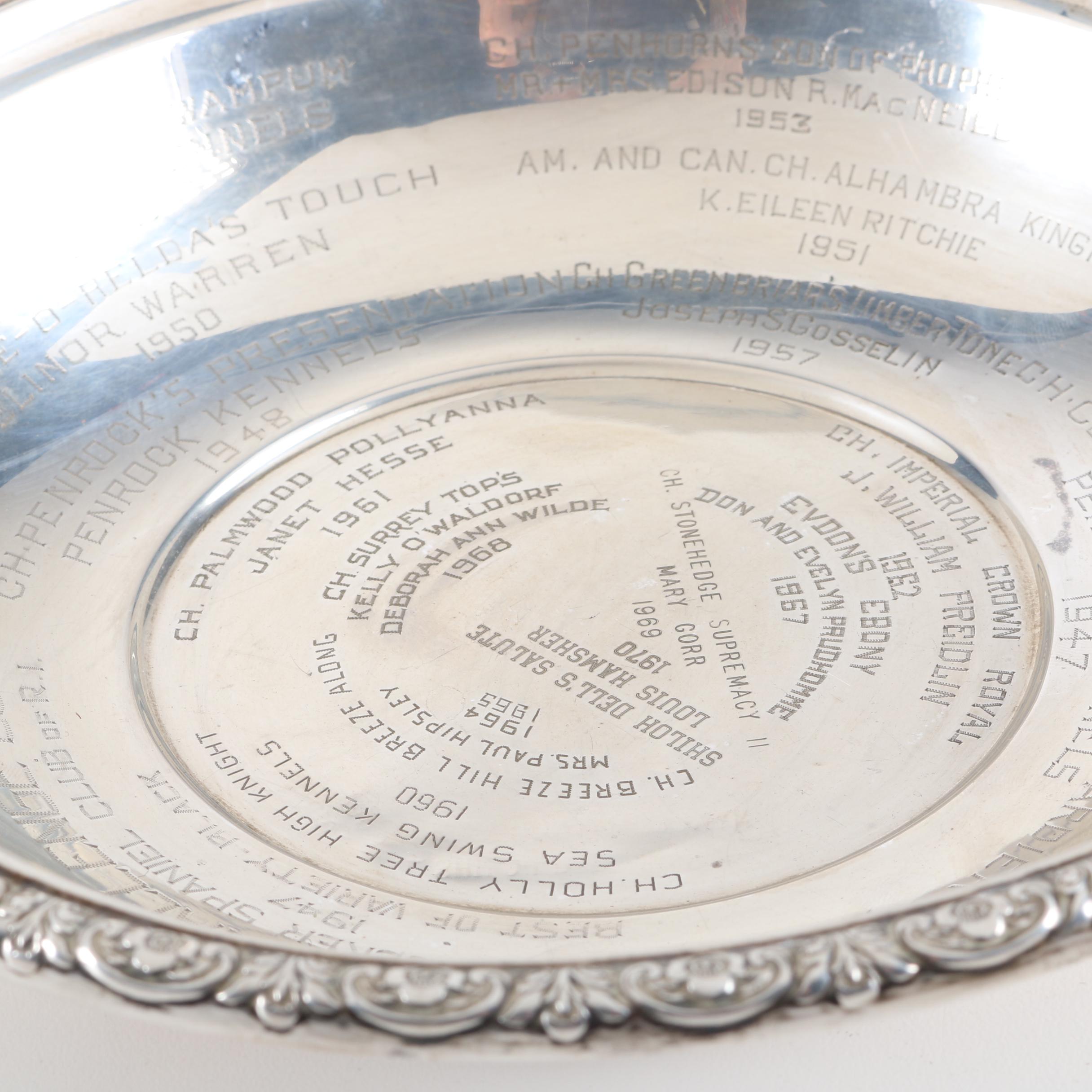 Reed & Barton Sterling Siler Tray and International Silver Bowl