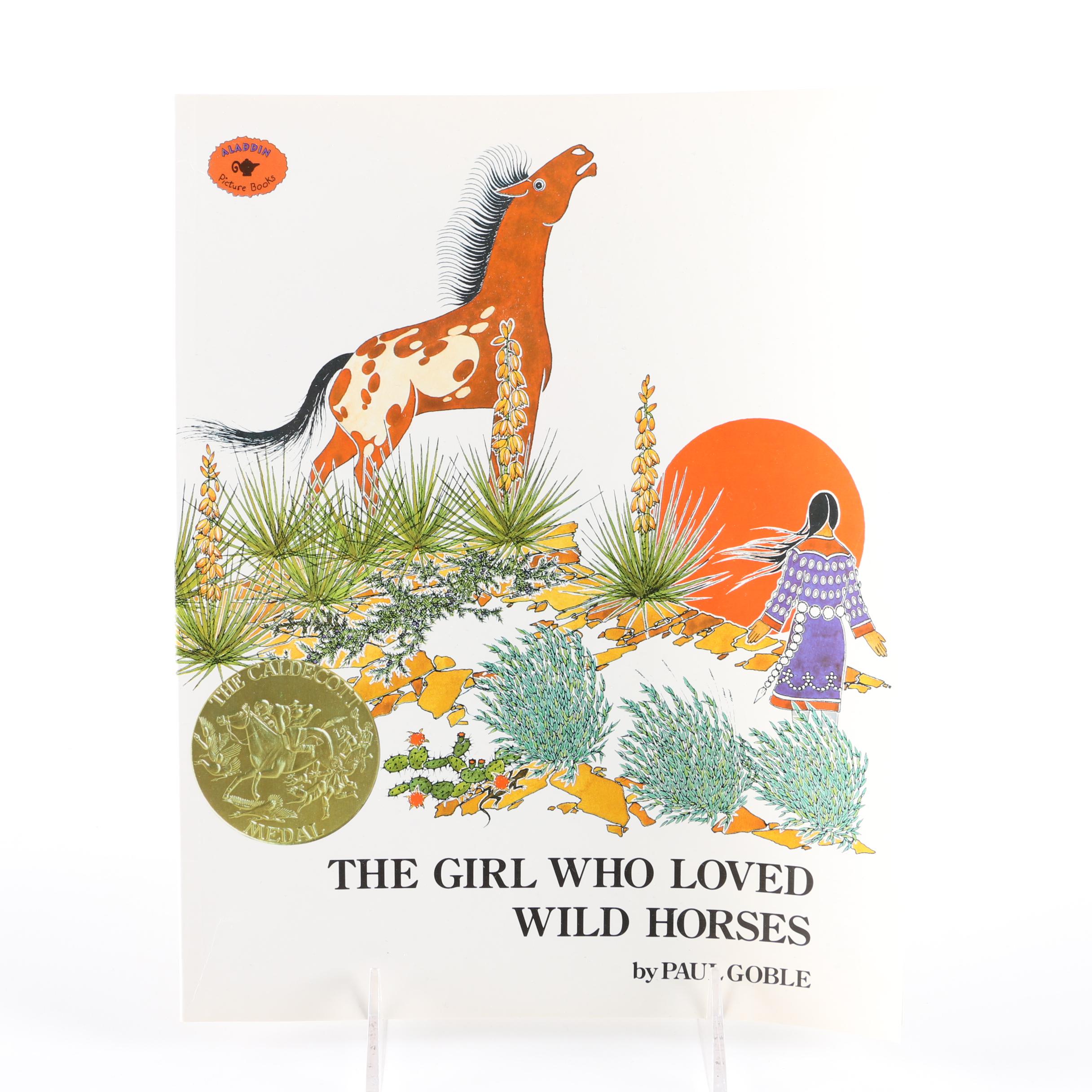 1993 Signed Paul Goble "The Girl Who Loved Wild Horses"