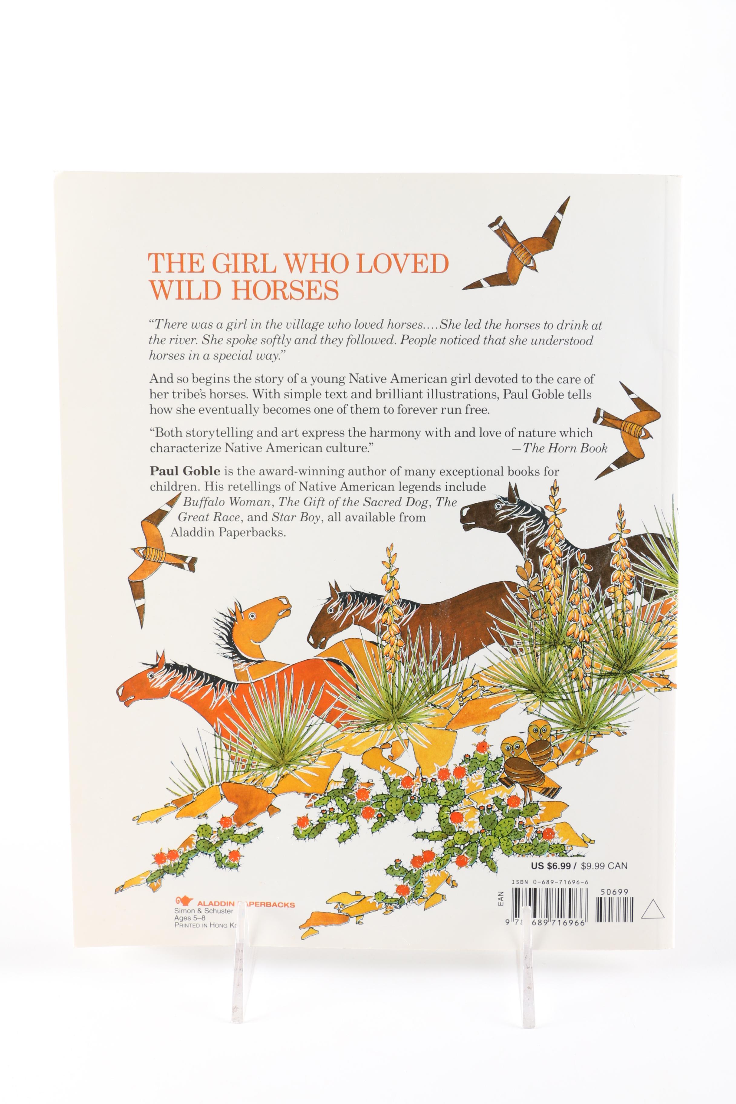 1993 Signed Paul Goble "The Girl Who Loved Wild Horses"