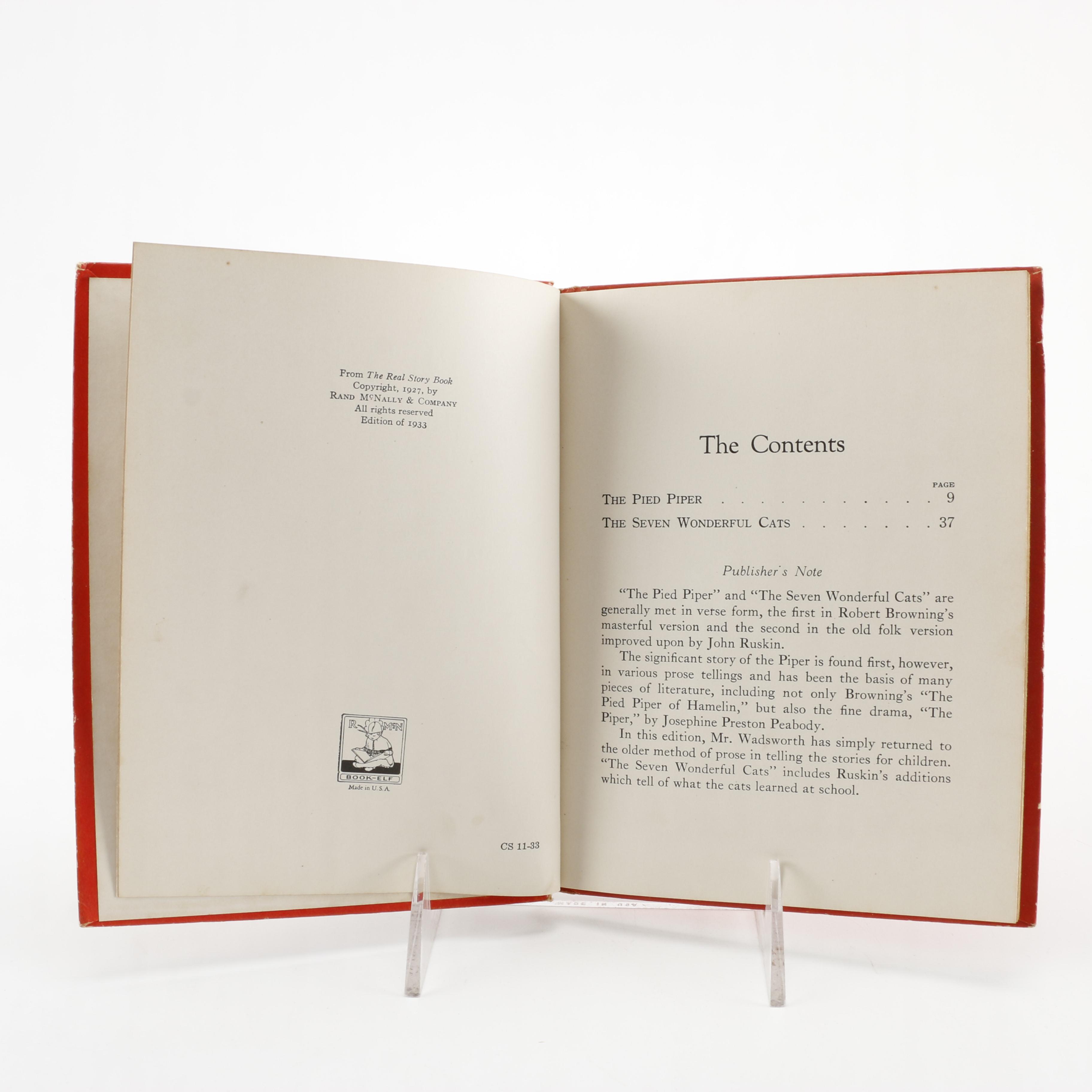 1933 "The Pied Piper" Edited by Wallace C. Wadsworth