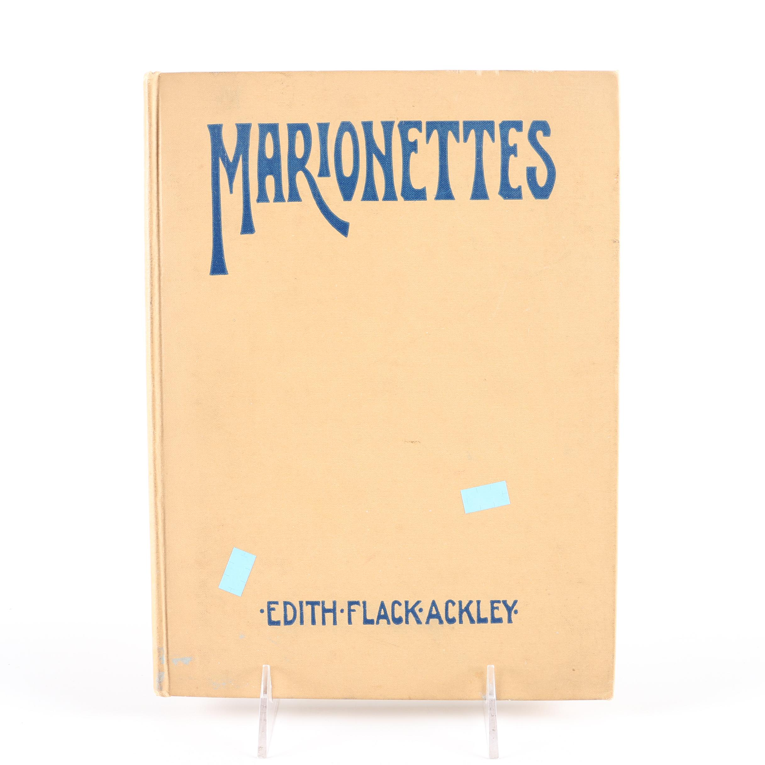 1929 Early Printing of "Marionettes" by Edith Flack Ackley