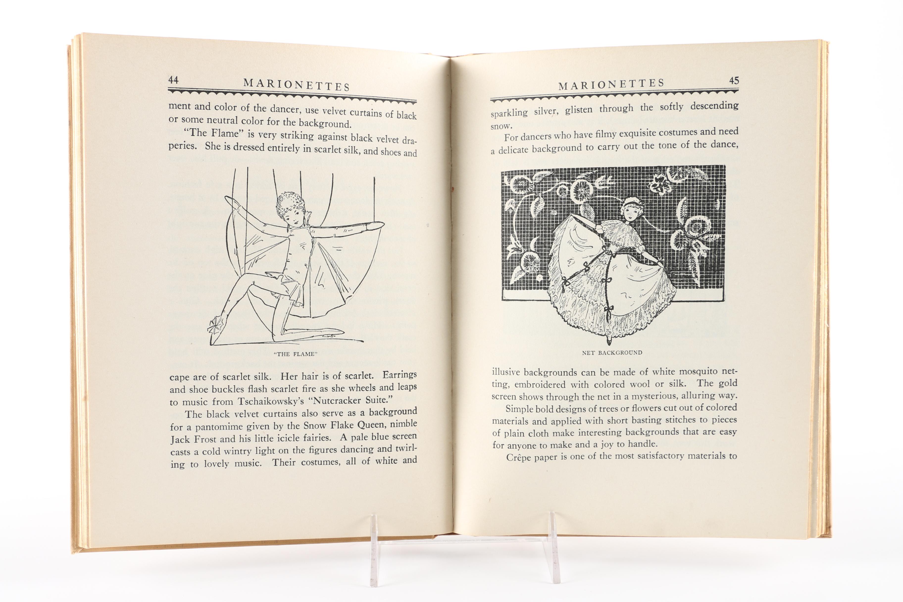 1929 Early Printing of "Marionettes" by Edith Flack Ackley