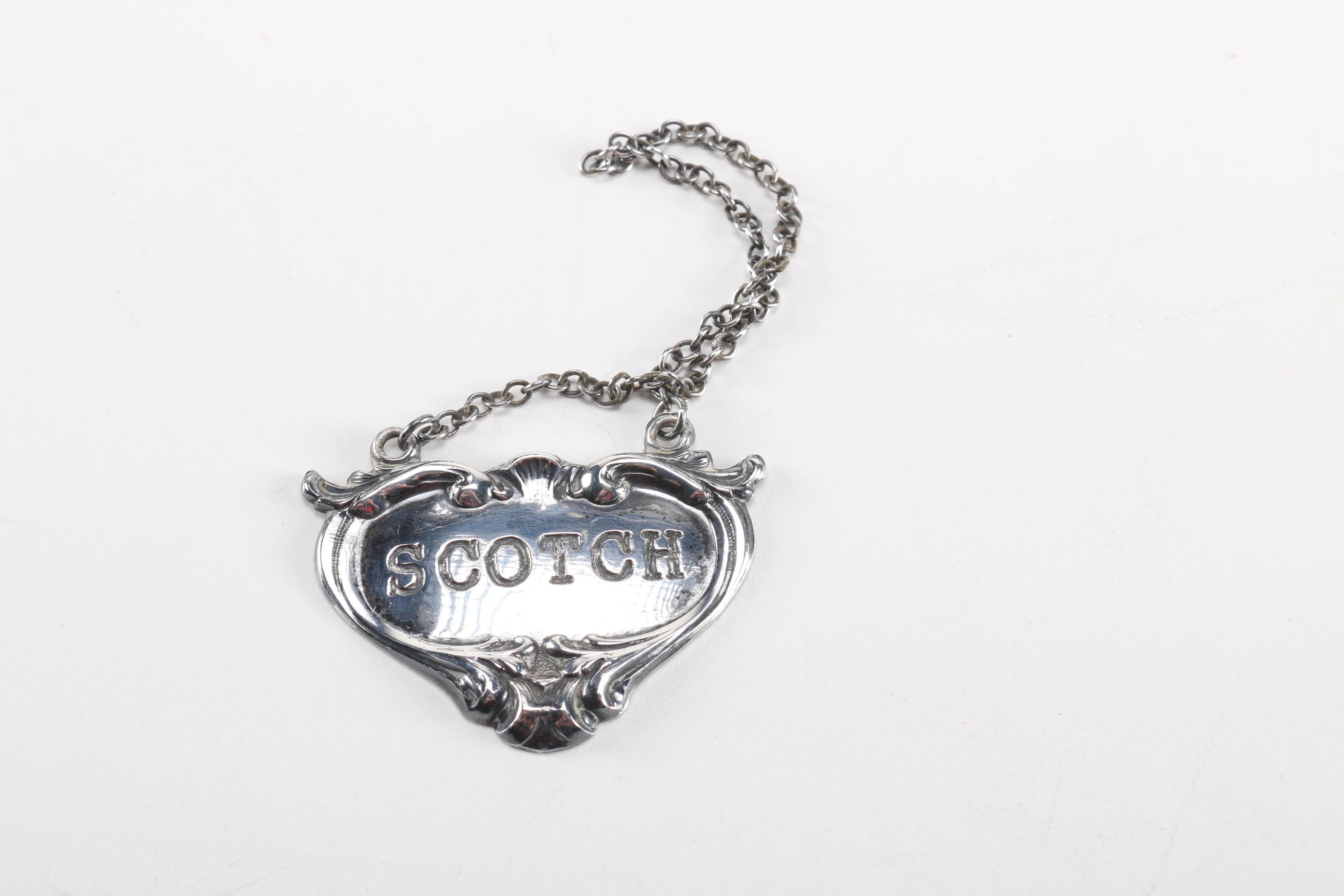 Sterling Silver Decanter Markers