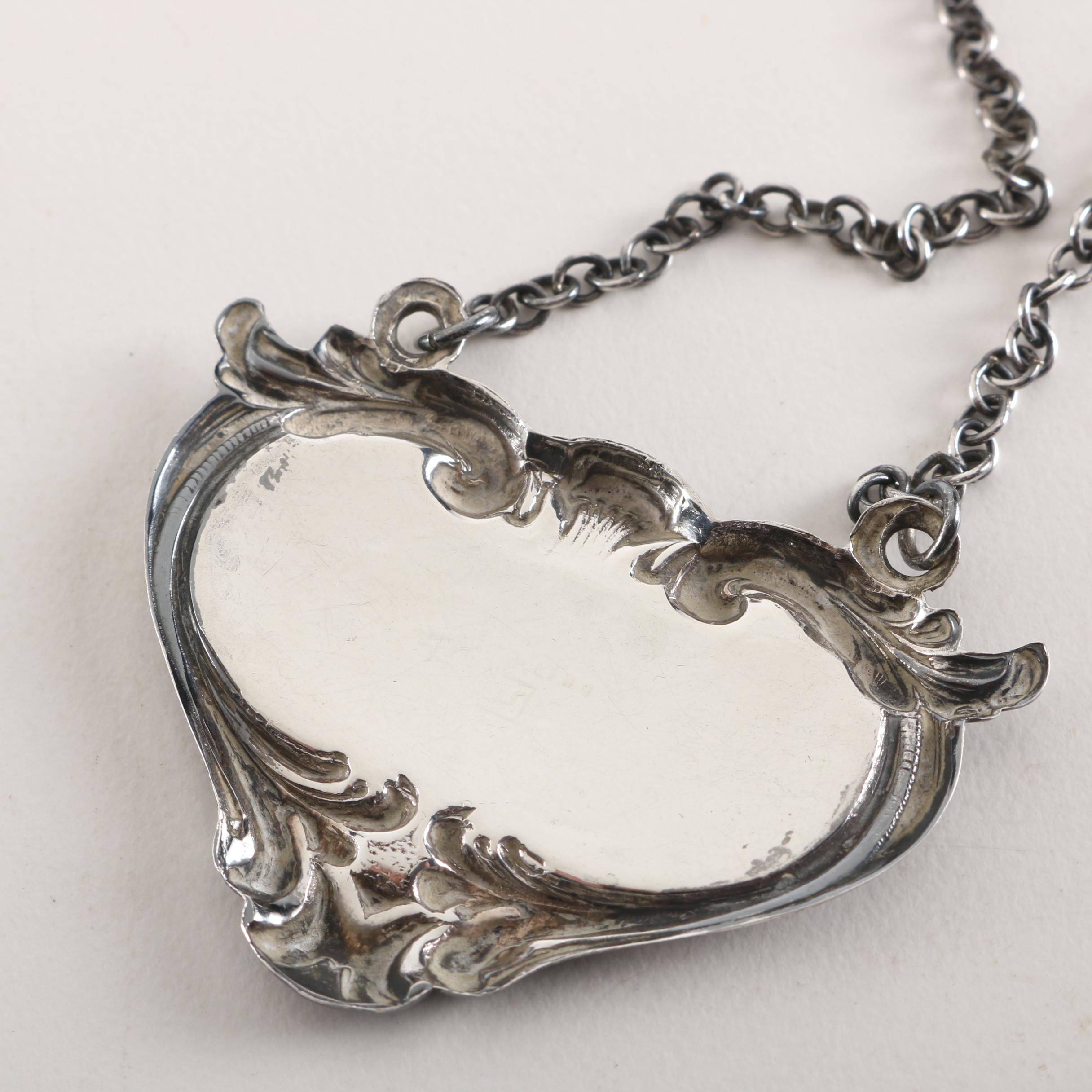 Sterling Silver Decanter Markers