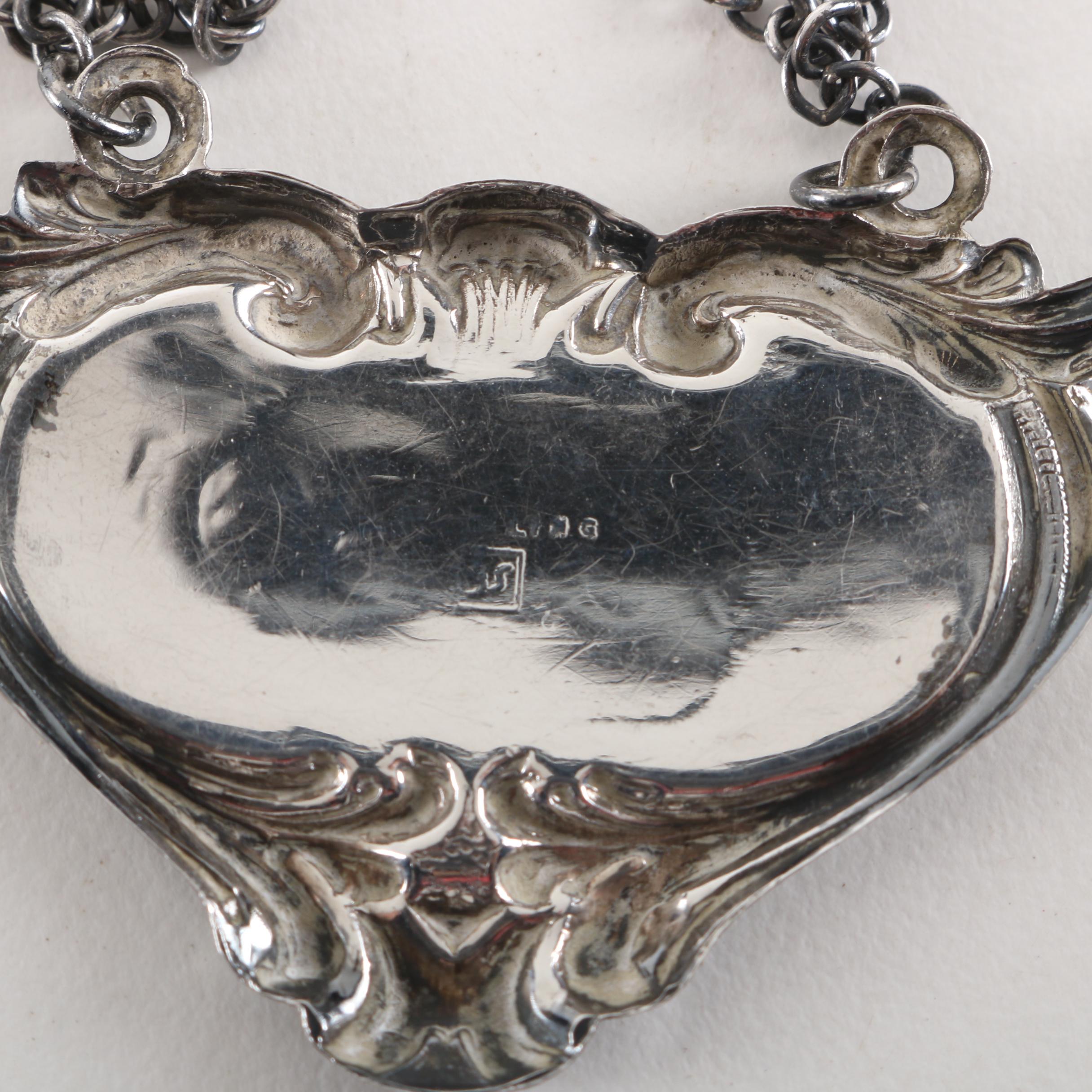 Sterling Silver Decanter Markers