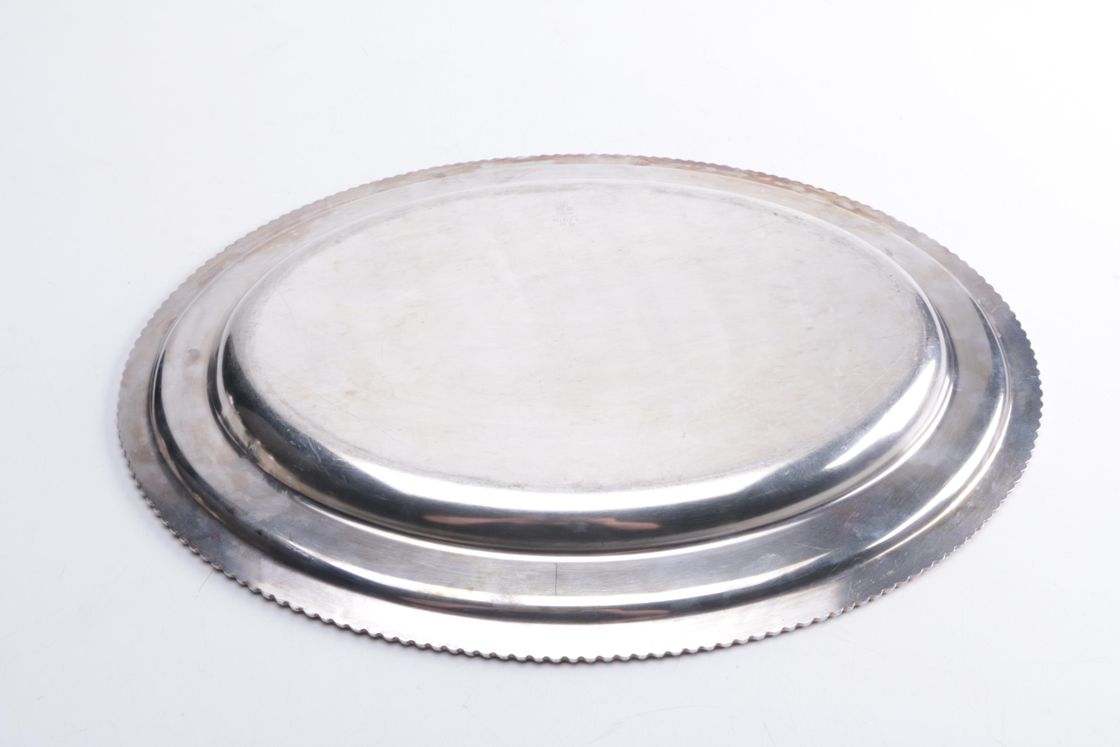 Silver Plate Trays and Trivets Featuring Reed & Barton