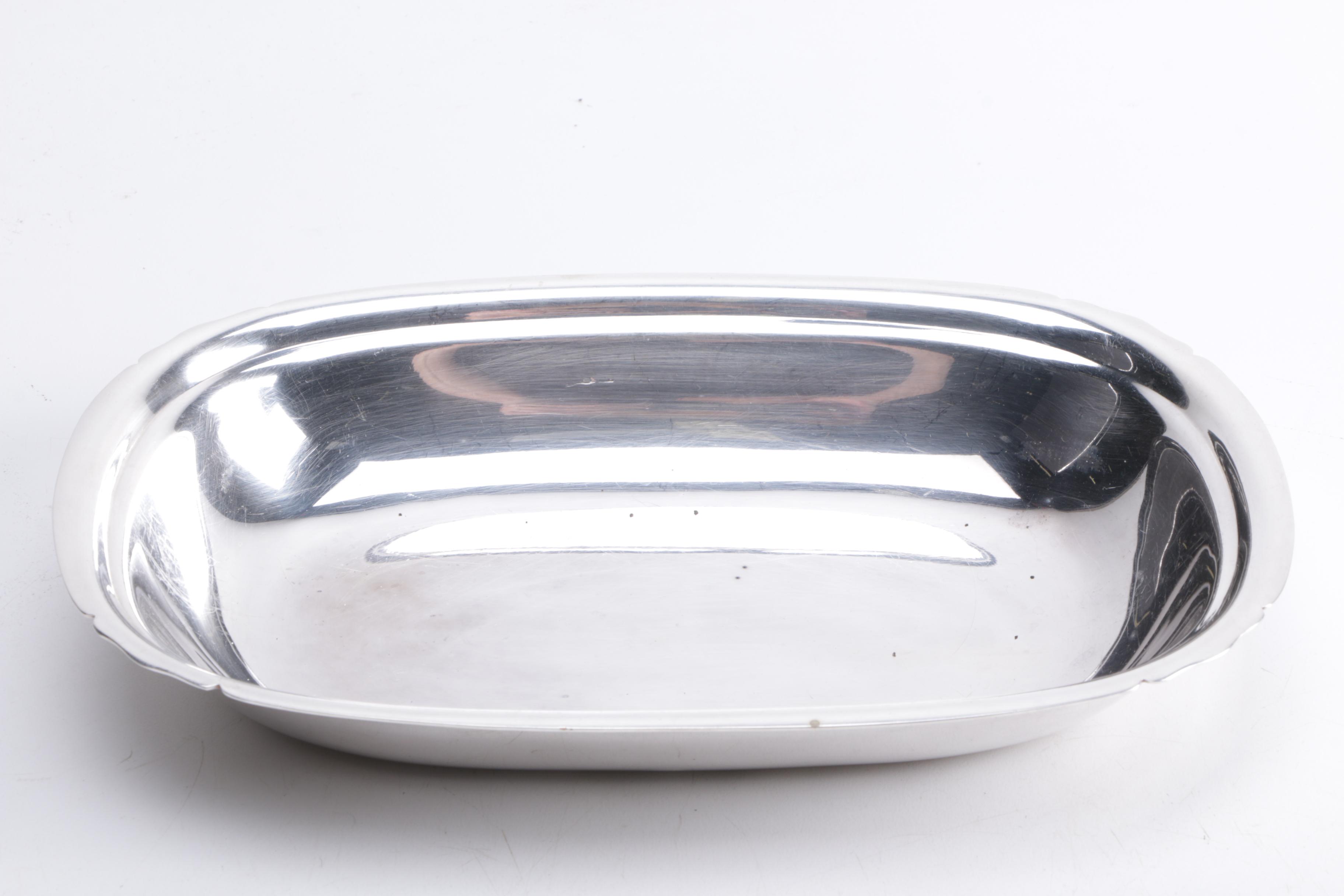 Silver Plate Trays and Trivets Featuring Reed & Barton