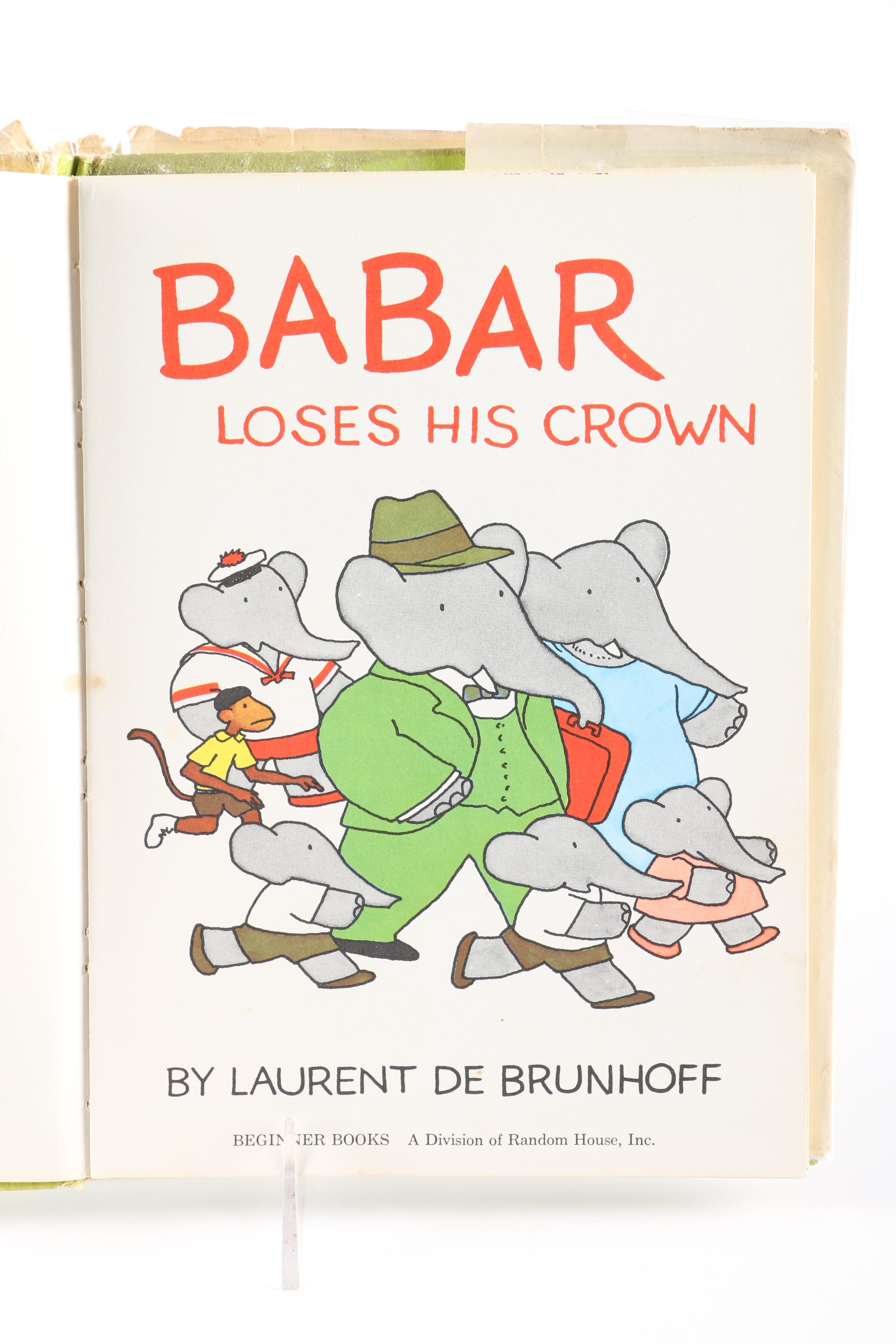 1967 "Babar Loses His Crown" by Laurent De Brunhoff