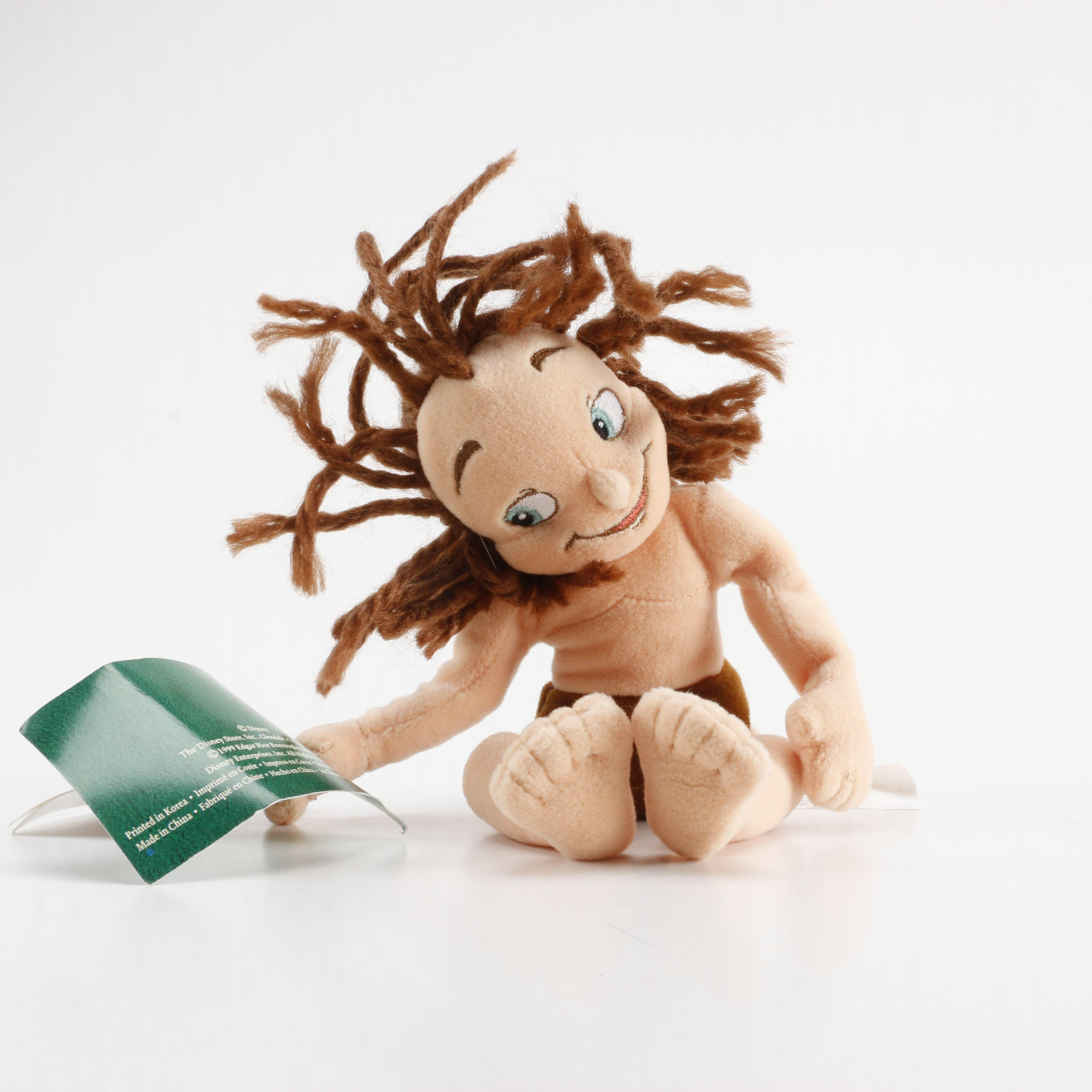 Mulan and Tarzan Disney Plushes