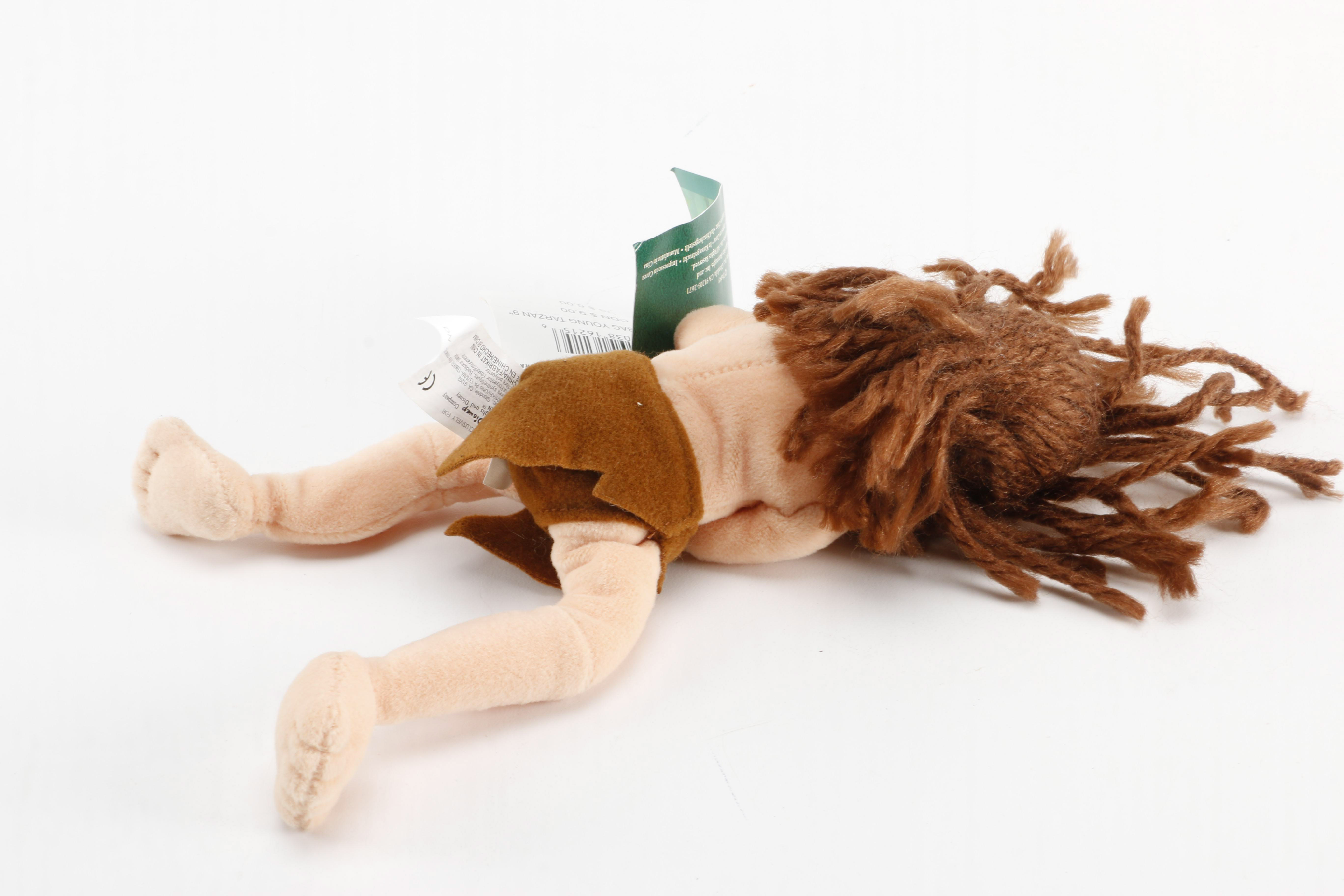 Mulan and Tarzan Disney Plushes