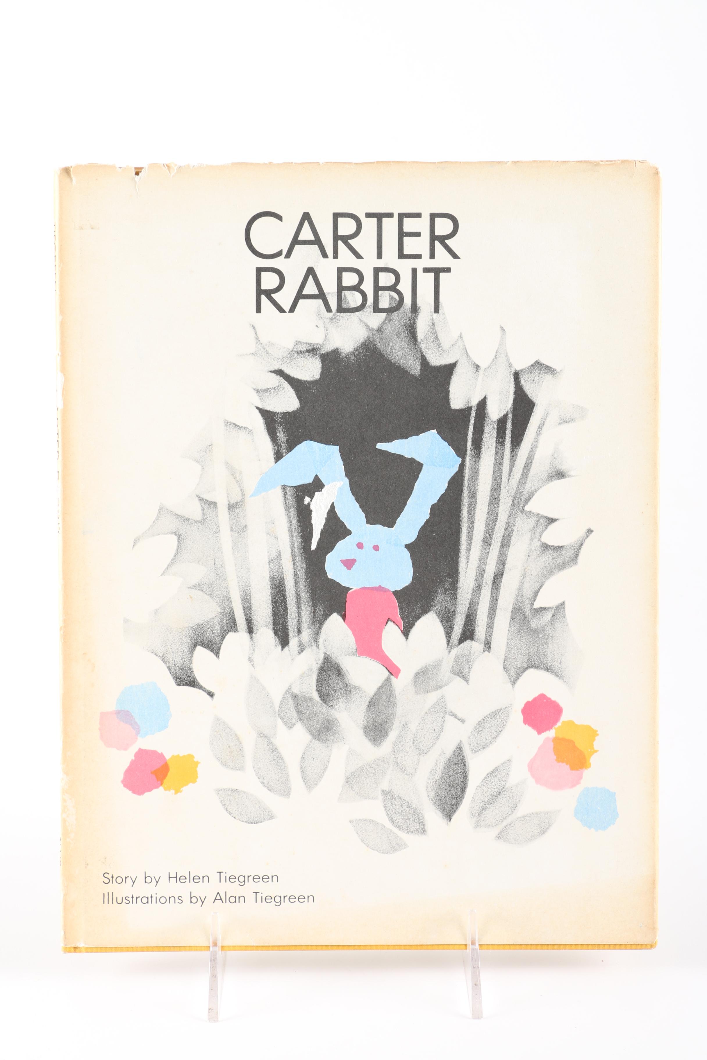 1972 First Edition "Carter Rabbit" by Helen Tiegreen