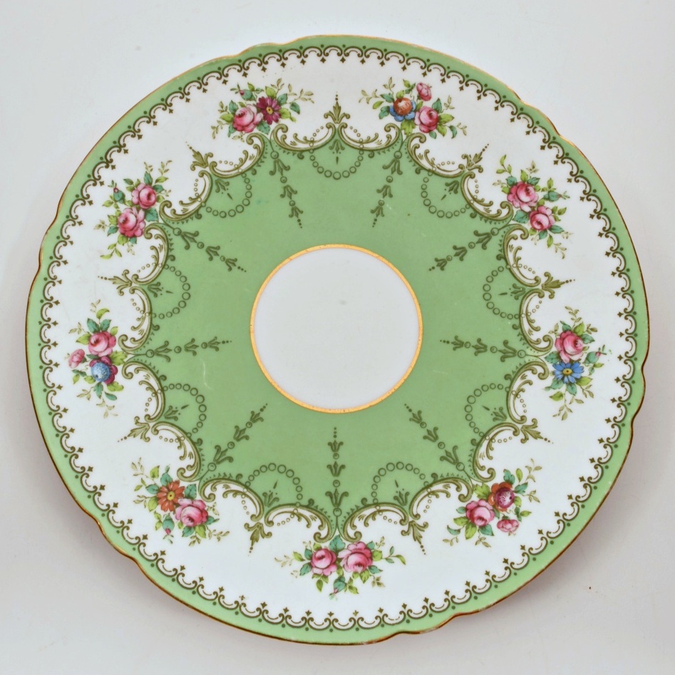 Six Spode "Olga" Dessert Plates
