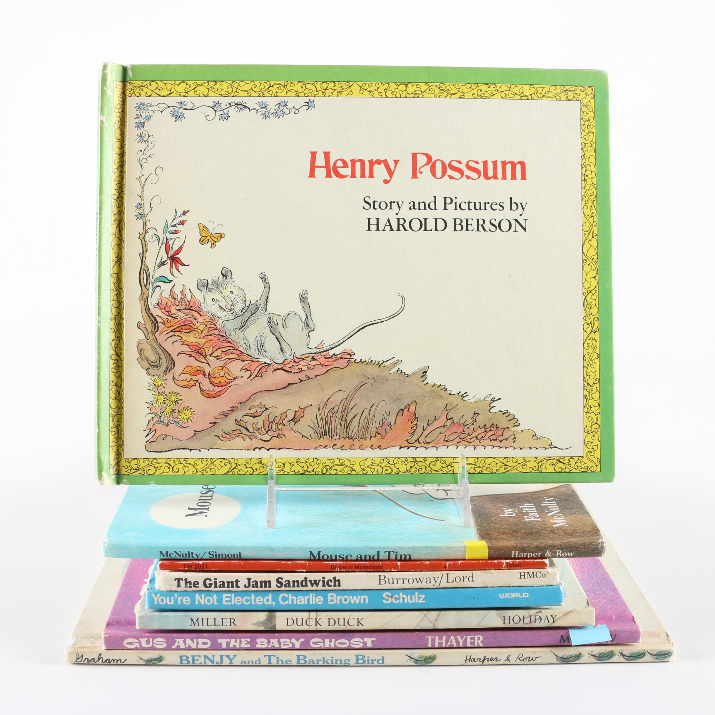 Childrens Books including First Printing of "Henry Possum" by Harold Berson