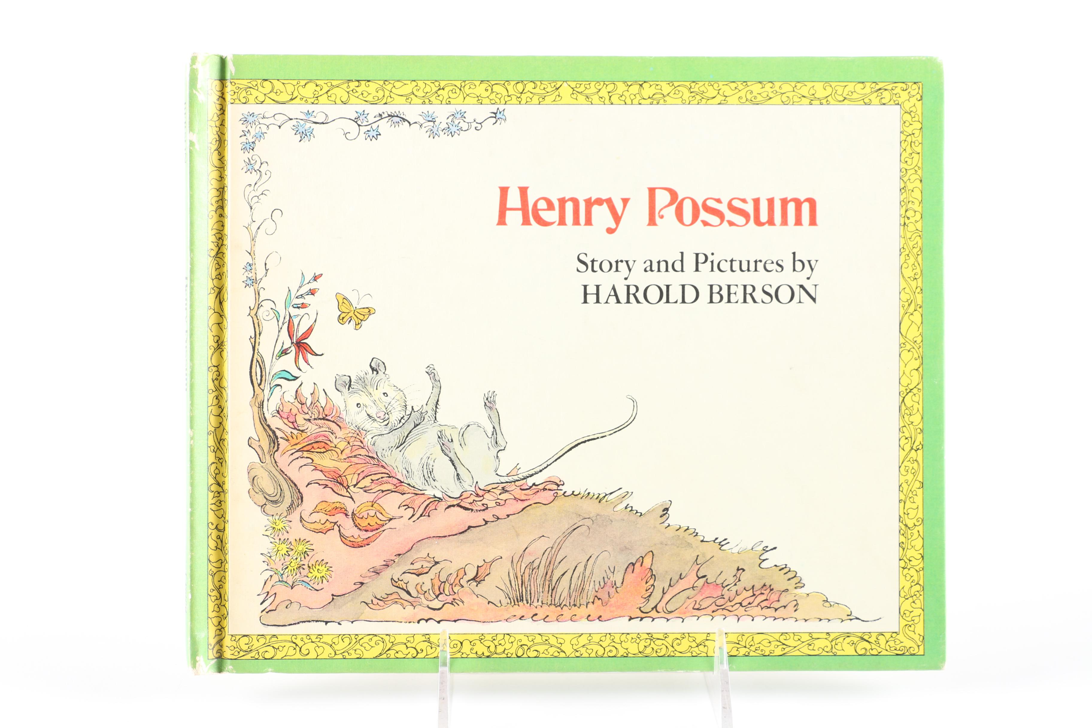 Childrens Books including First Printing of "Henry Possum" by Harold Berson