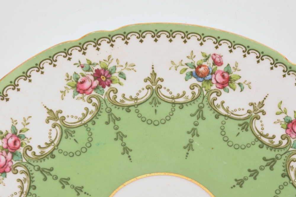 Six Spode "Olga" Dessert Plates