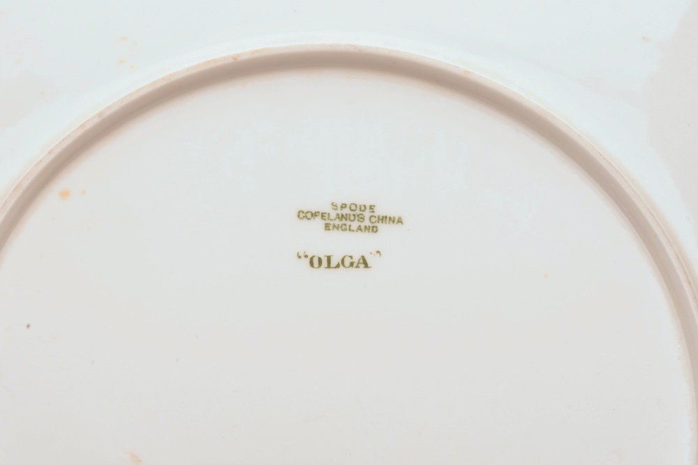 Six Spode "Olga" Dessert Plates