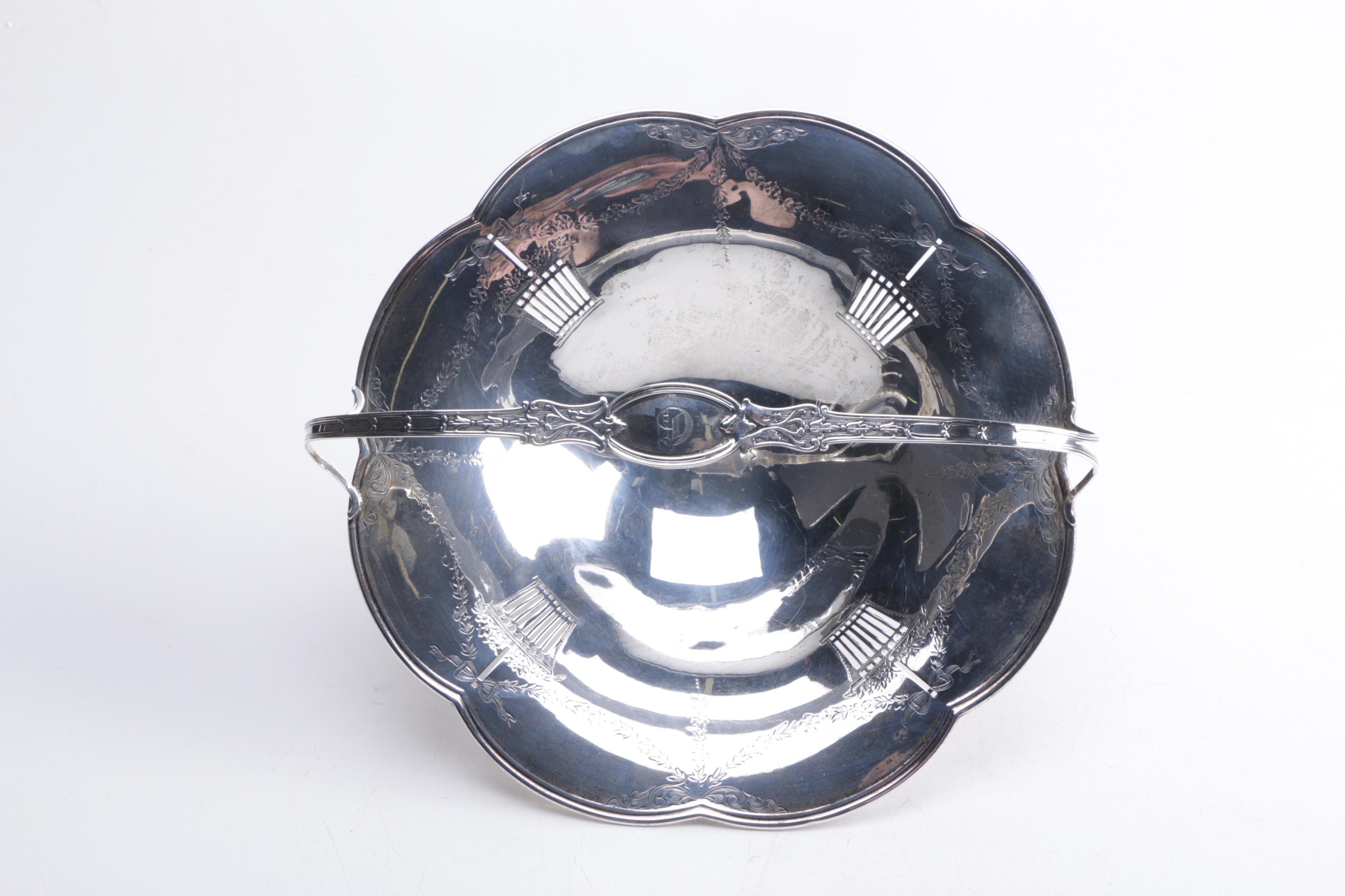 Sterling Silver Bridal Basket