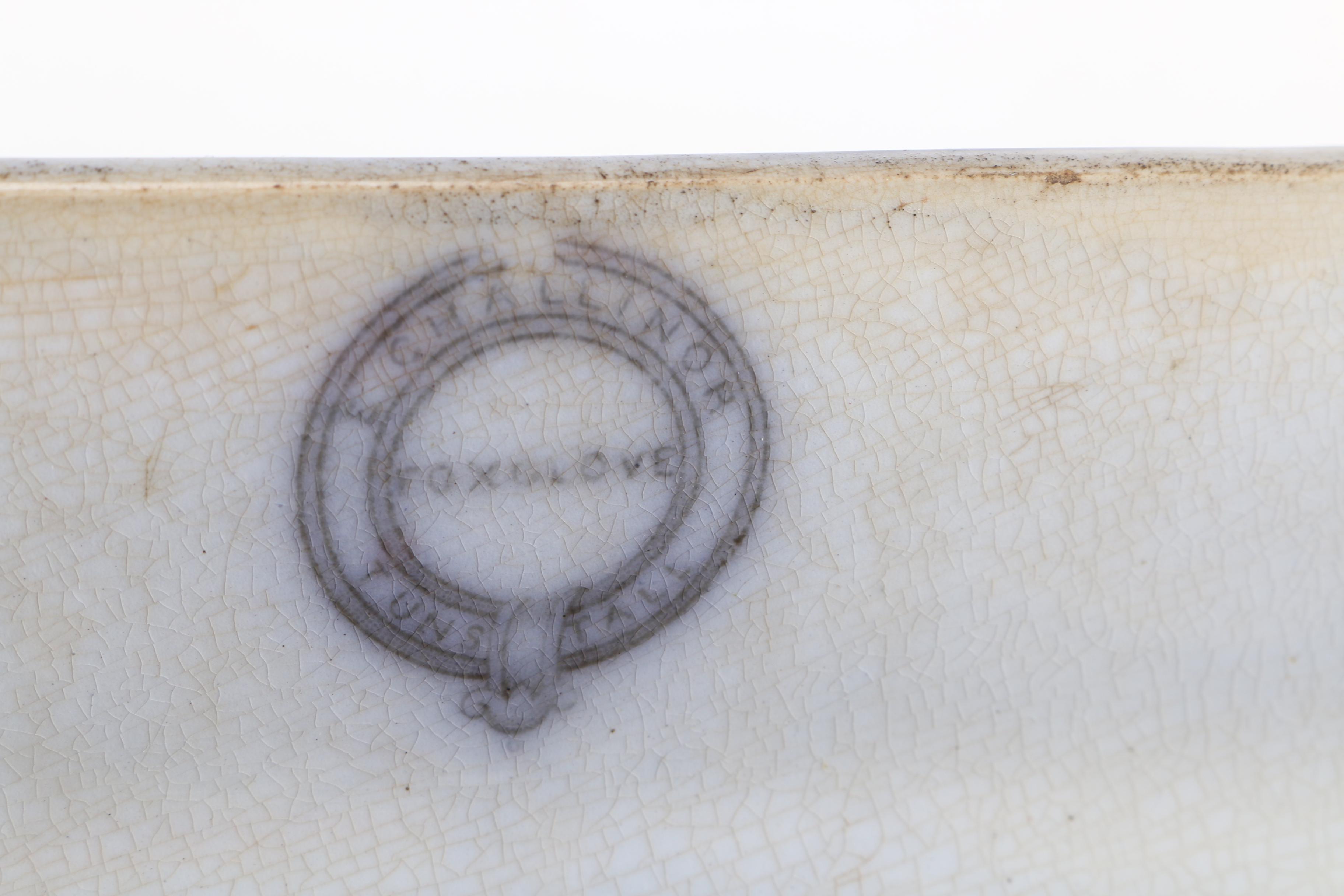 Late 19th Century Edward Challinor "Foxglove" Ceramic Tray