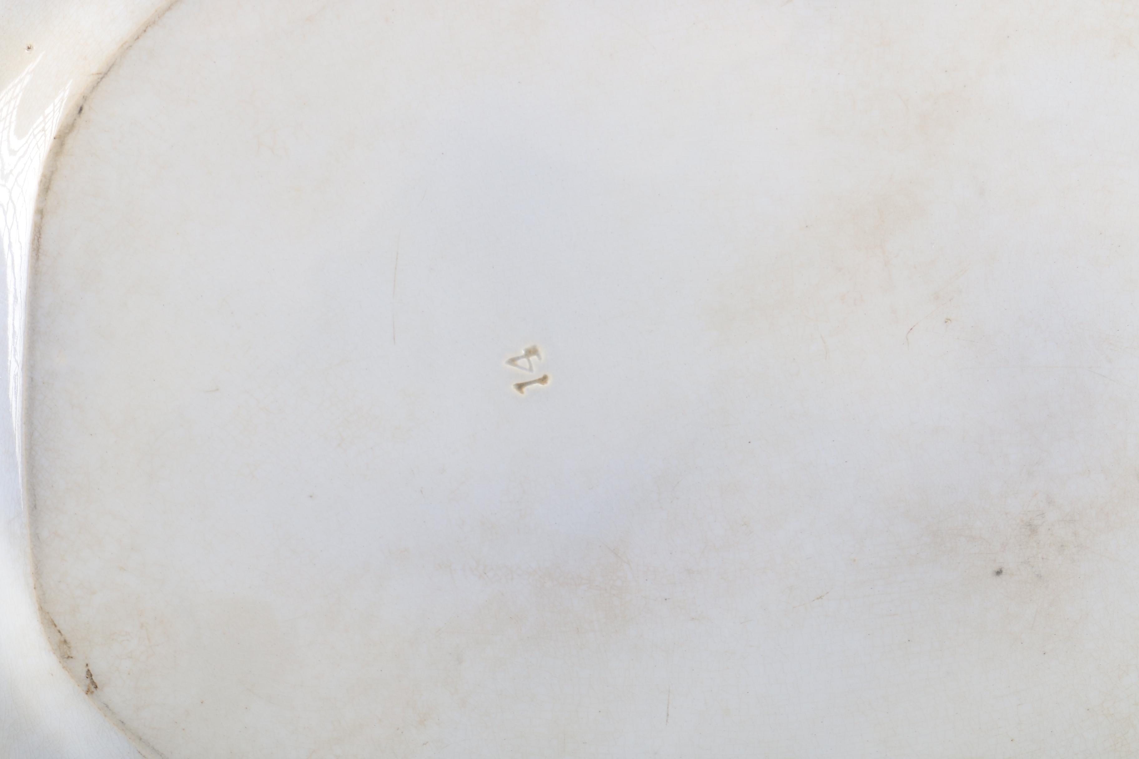 Late 19th Century Edward Challinor "Foxglove" Ceramic Tray