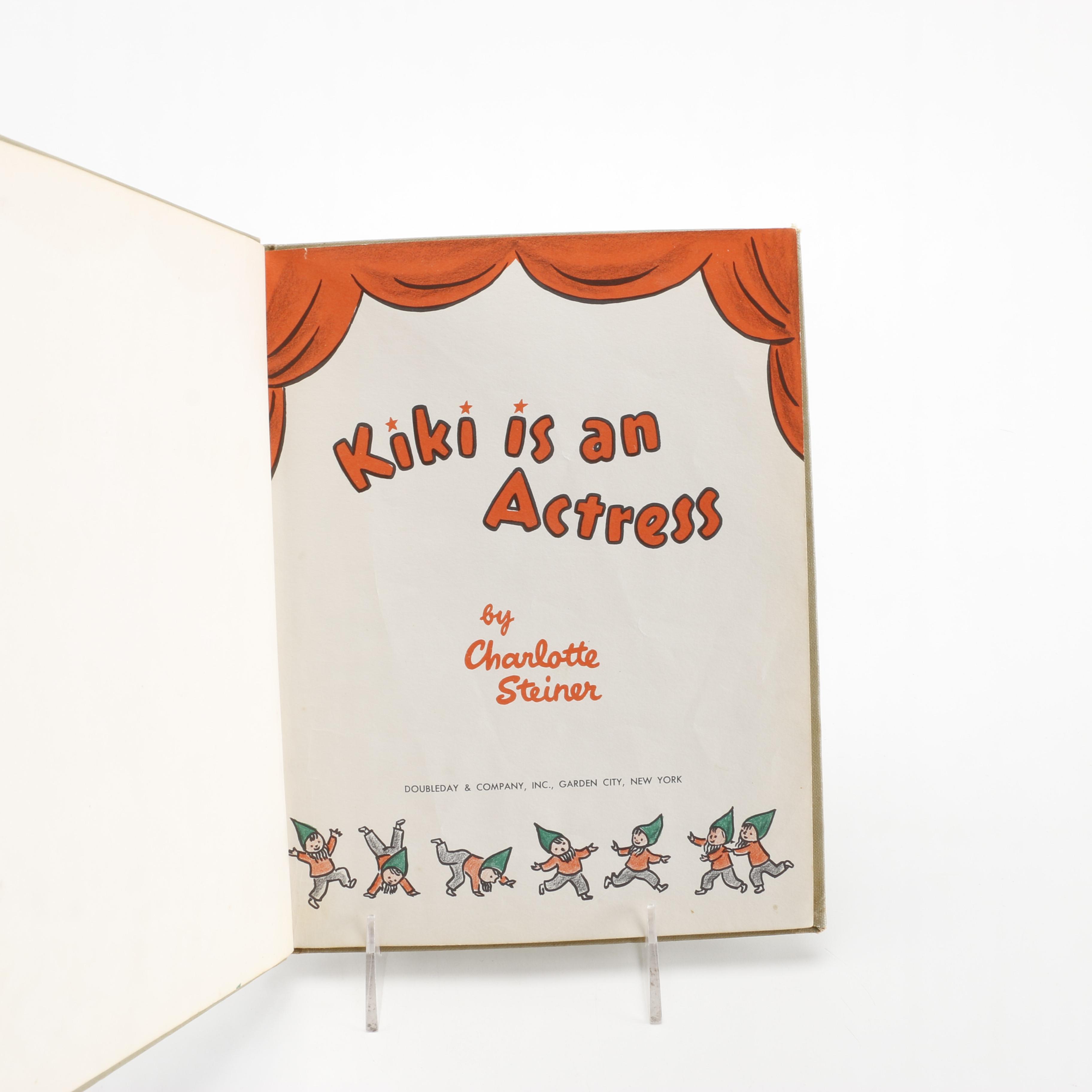 1958 First Edition "Kiki is an Actress" by Charlotte Steiner